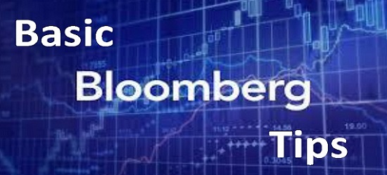 basic bloomberg tips