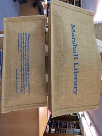 jute bag back front