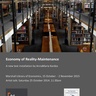 Economy of Reality-Maintenance, 2014 (art installation @ Marshall Library)