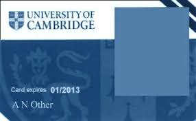 Blue University card