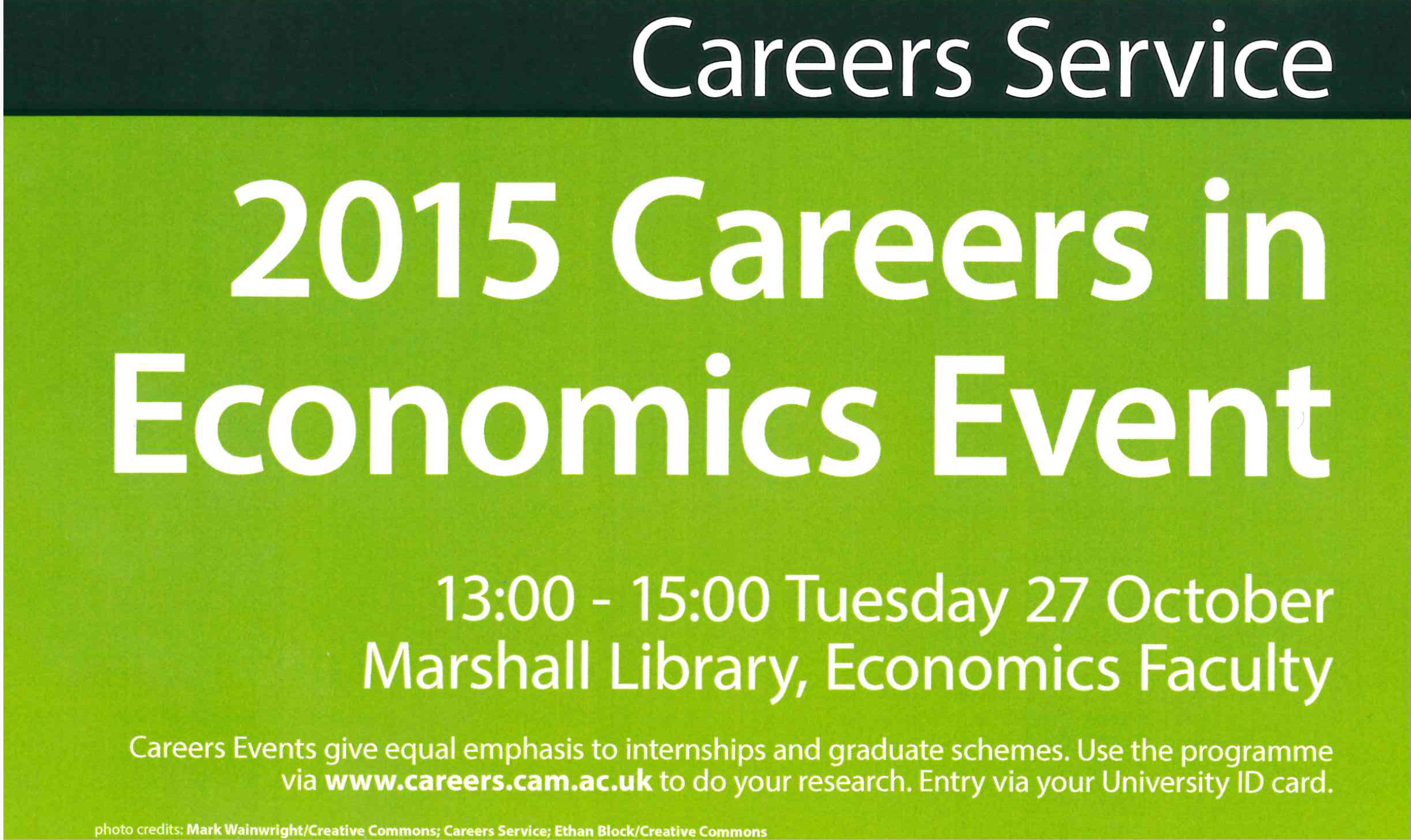 economics careers event 