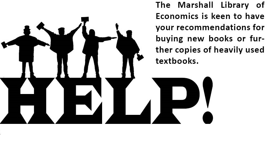 Help - recommend new books or more copies of books to Marshall Library