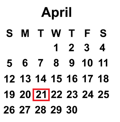Lent Vacation 2015 - 21 April 2015 - loans due before 9pm