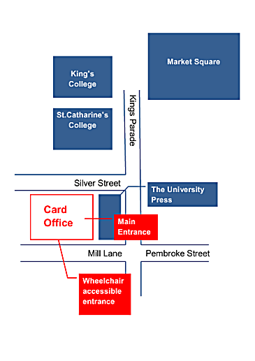 university card office plan