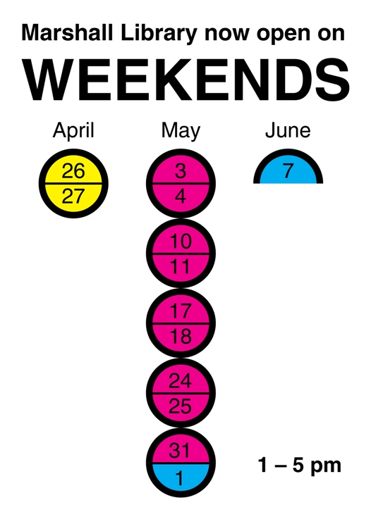 Weekend Opening Hours, Easter 2014