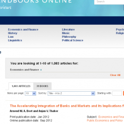 Ebooks trial: Oxford Handbooks Online (until 30th April 2014)