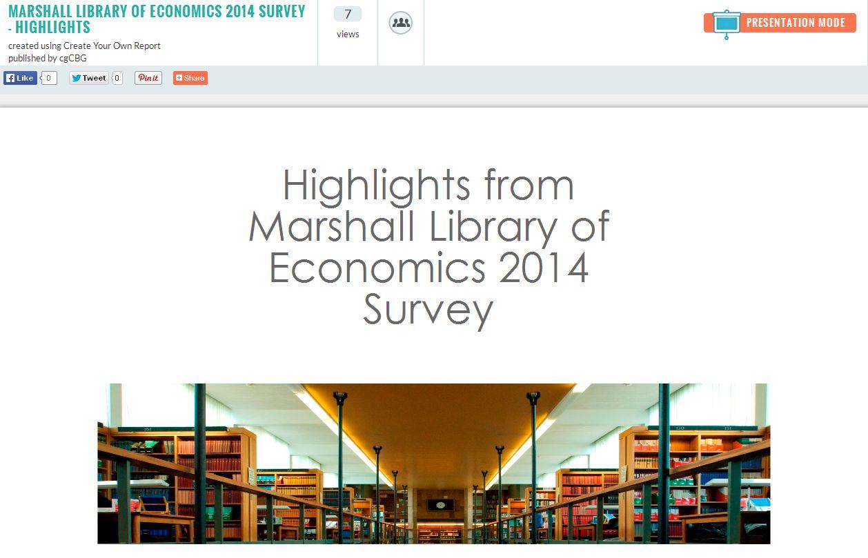 Library Survey 2014: highlights