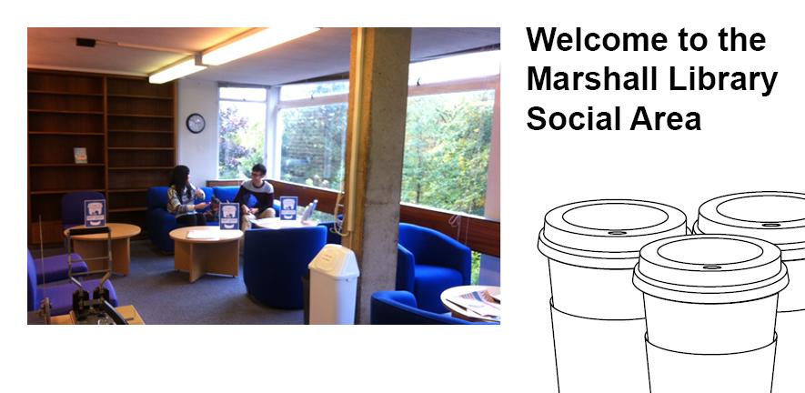 Visit the Social Area at the Marshall Library! 